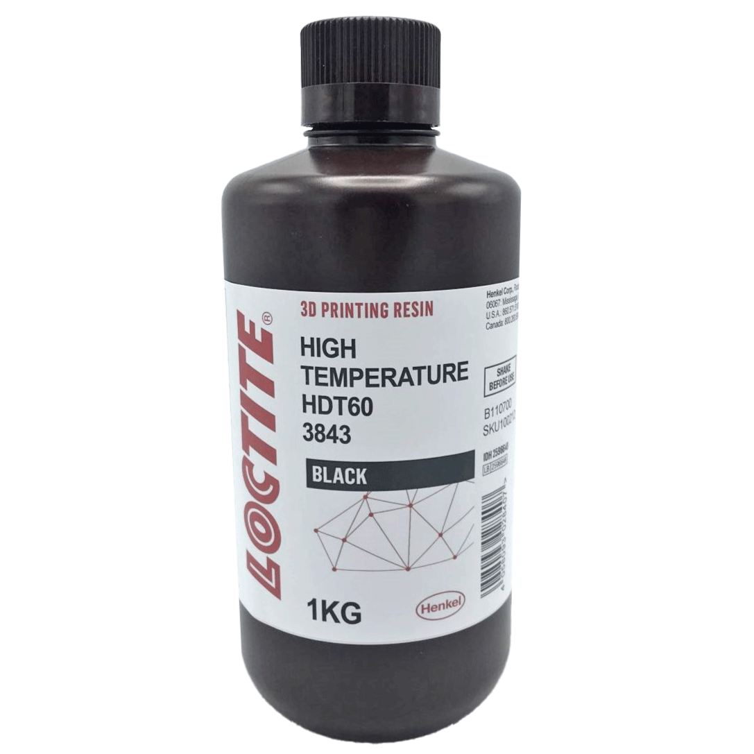Loctite 3D 3843 HDT60 Matte Black Resin - 1 kg