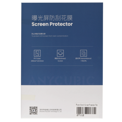 Anycubic Screen protector film for Photon Mono X LCD screen - 5 pcs
