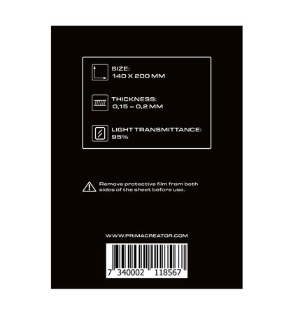 nFEP Film for 3D Printer - 140 X 200 MM - 3-PACK