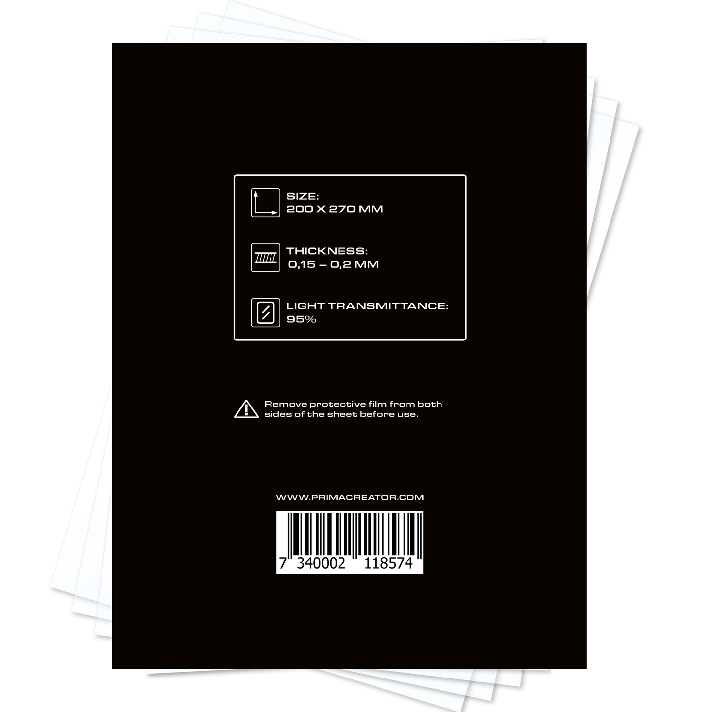 nFEP Film for 3D Printer - 200 X 270 MM - 2-PACK
