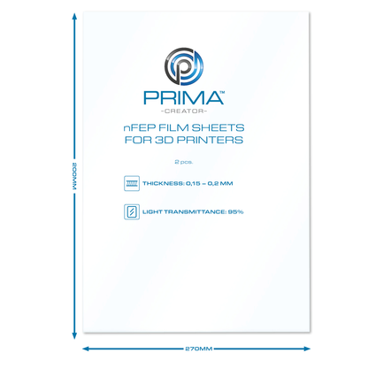 nFEP Film for 3D Printer - 200 X 270 MM - 2-PACK